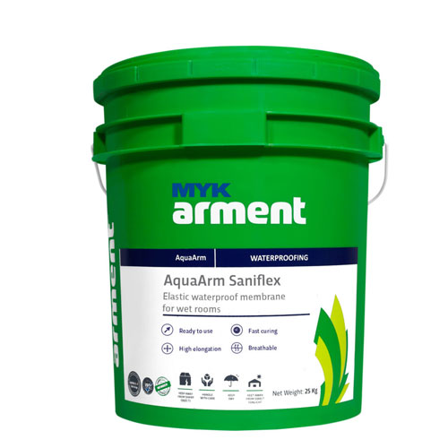 Aquarm Saniflex  - Polymer Dispersion Coating | Construction Products | Building Products | Antrix Constructions