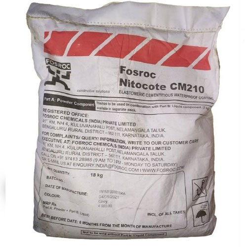 Nitocote CM210 - Elastomeric polymer modified cementitious waterproof coatings | Construction Products | Building Products | Antrix Constructions